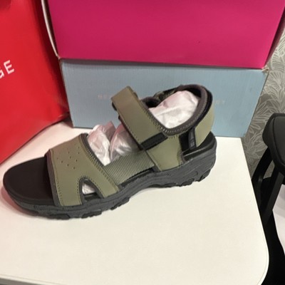Bass Olive Green and Black Men\'s Outdoor Strap Sandals Men Dark Green Path Reload IDP Sandals | Centro Shoes & More main image 4