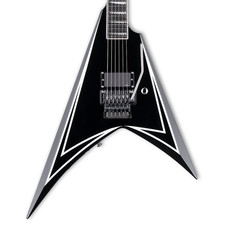 ESP LTD Alexi Laiho Sawtooth 20th Anniv. - Black w/White Pinstripe - B-Stock