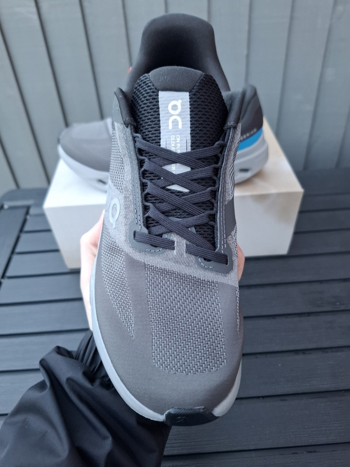 On Running Cloudsurfer Next Grey Black Trainers Shoes Men's Size 8 (UK) RRP £140 image 8