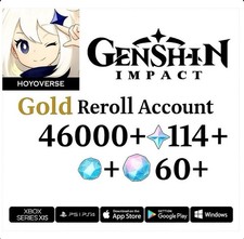 ❗️T3XT M3 F0R p4Y❗️ Genshin impact Gold Reroll  Account   🚚INSTANT DELIVERY🚚