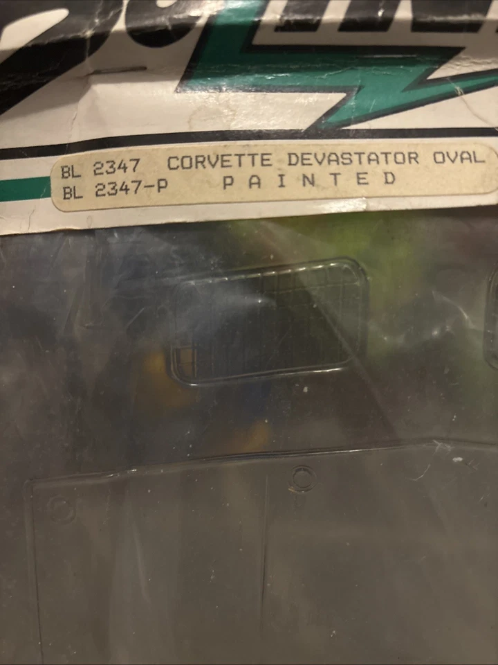 Vintage Rare Bolink #2347 1989 Corvette Devastator NASCAR RC Body - Image 3 of 4