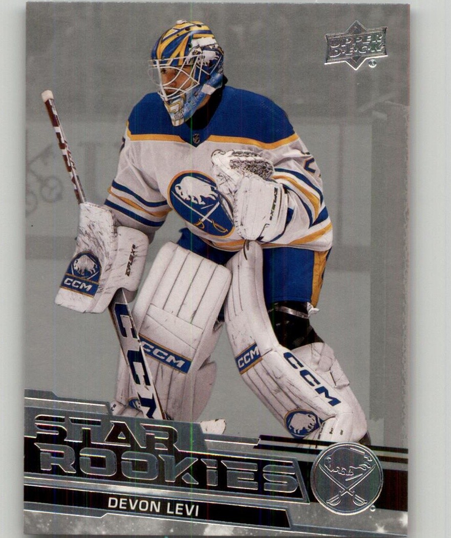 2023-24 Upper Deck NHL Star Rookies Box Set Devon Levi #14 Buffalo Sabres