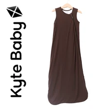Kyte Baby Sleep Sack Brown Size L 1.0 Tog Zipper Lounge sleep bag