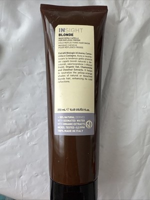 Insight Blonde Cold Reflections Hair Mask 250 ml, 8.45 Oz US Seller