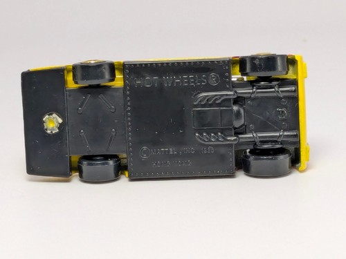 Coche fundido a presión Hot Wheels Hot Ones Cannonade amarillo 1691 Hong Kong GHO 1980 de colección - Imagen 5 de 7