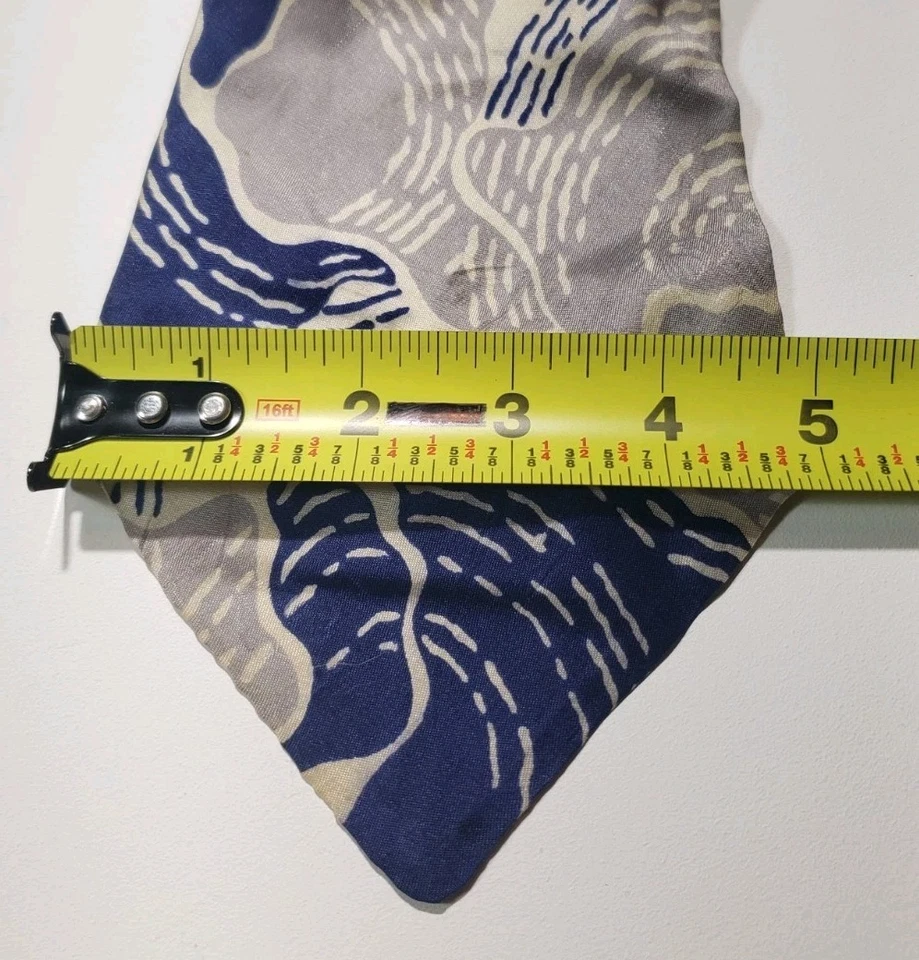 RARA Corbata Ultra De Colección 51" 20s 30s 40s Sin Forro Interior Abstracta Hecha a Mano EE. UU. Foto 2 de 4