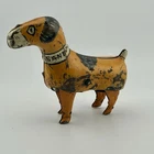 Marx Sandy Little Orphan Annie Tin Litho Wind-Up Walking Dog, 1930s Vintage
