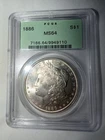 1886 Morgan Silver Dollar $1 PCGS OGH MS64 OLD GREEN HOLDER