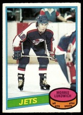 1980-81 O-Pee-Chee VTG OPC Set Break Morris Lukowich Winnipeg Jets #107