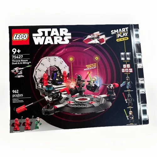 Lego Star Wars Throne Room Duel & A-Wing 75427 Smart Play Building Toy - New!