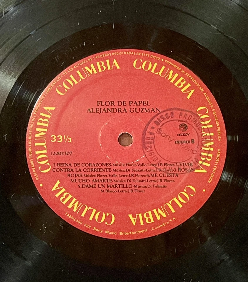 Alejandra Guzmán ‎– Flor De Papel - Colombian Press 1991 - Image 4 of 4