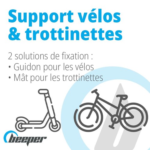 - Panier en résine tressée pour vélos & trottinettes Support de Fixation - Su... - Picture 4 of 7