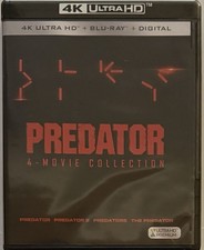 Predator 4 Movie Collection 4k Ultra HD / Blu-ray Action Horror