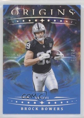 2025 Panini Origins Blue 24/99 Brock Bowers #52 rw6