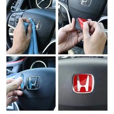Car Accessories Freshener Steering Wheel Emblem H-sticker For Honda Civic Accord Car Accessories Freshener Steering Wheel Emblem H-sticker For Honda Civic Accord