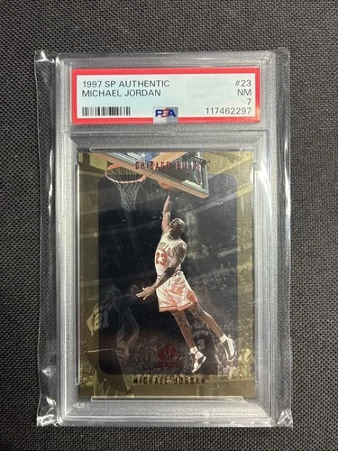 1997 Upper Deck SP Authentic Michael Jordan #23 PSA 7