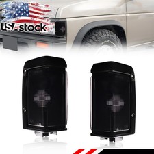 2x Smoke Front Corner Side Marker Lights For 88-95 Nissan Pathfinder 88-89 D21