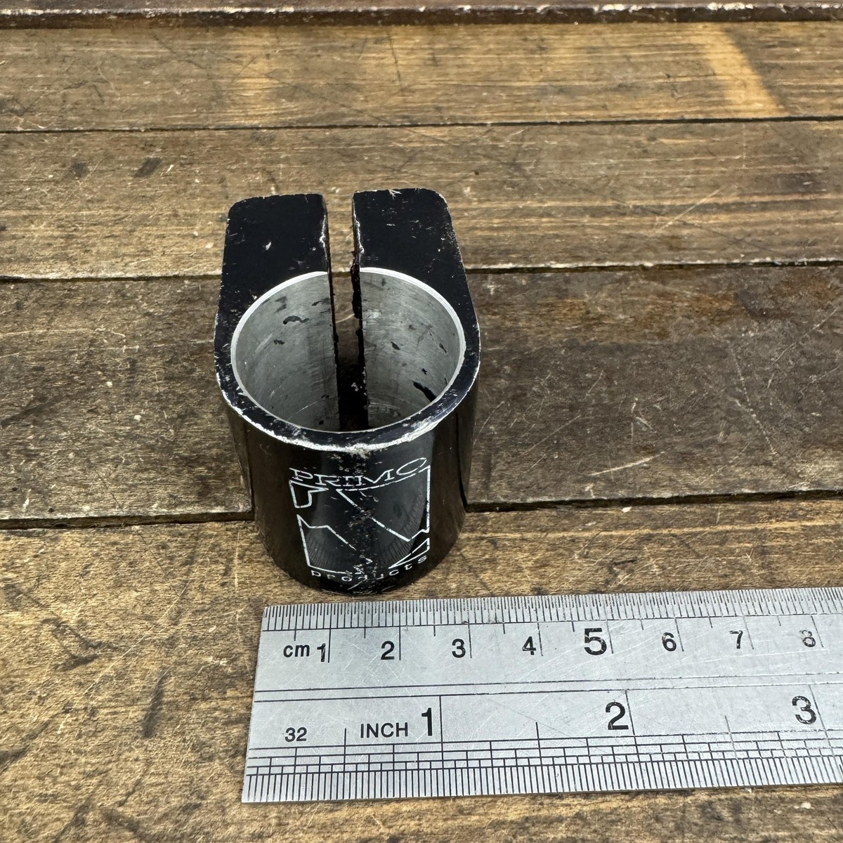 Vintage Primo BMX Bicycle Seatpost Clamp Black Tall Double Bolt No