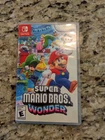 Nintendo Super Mario Bros. Wonder Switch Game, Platformer, E, 2023 w/ Case & Ca…