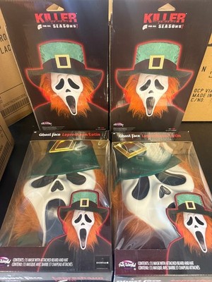 GhostFace St. Pats Mask Scream Fun World FREE SHIPPING IN STOCK!!!!!