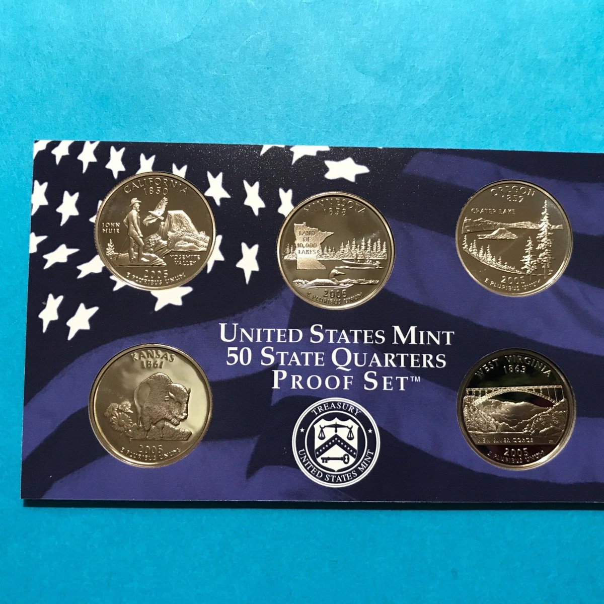 U.S. Mint 2005 Proof Set US State Quarters (1999-2008) for sale | eBay