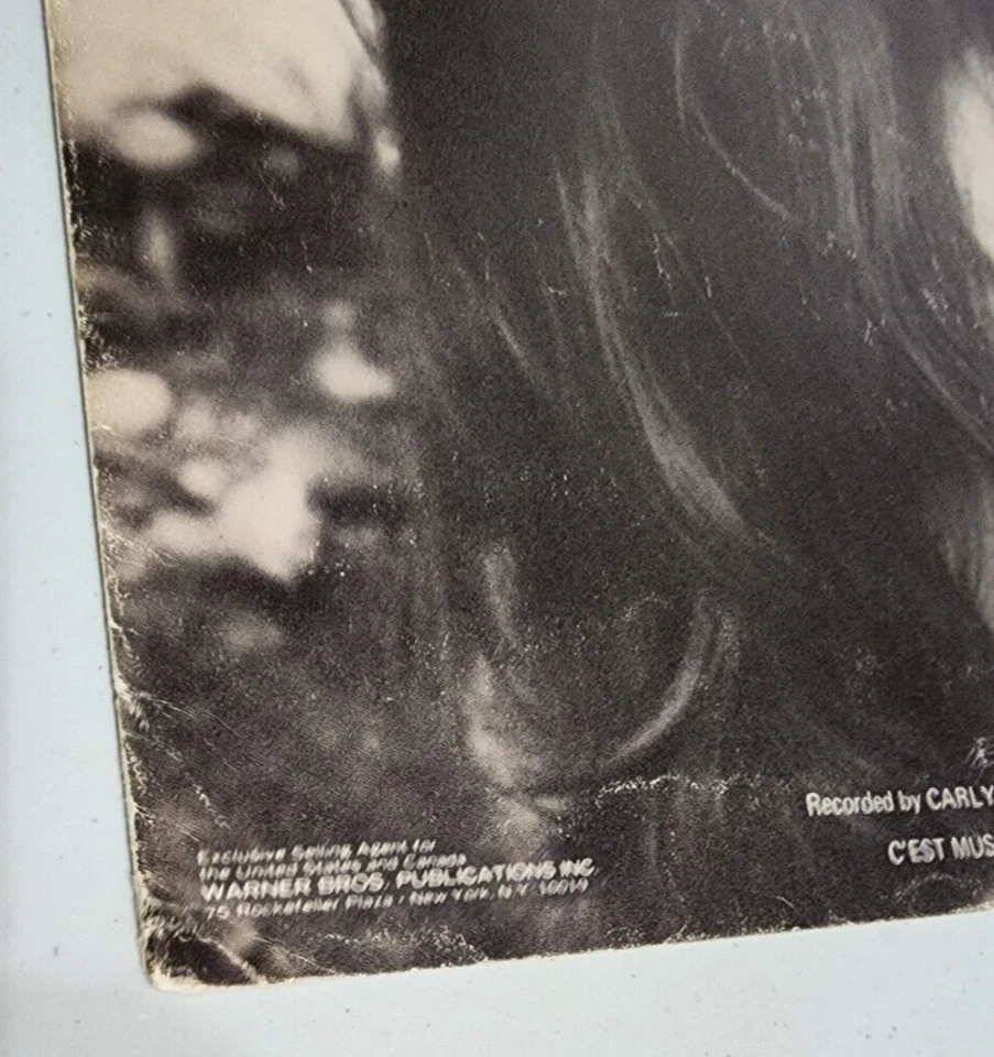 Carly Simon Haven’t Got Time for the Pain Sheet Music Piano Vocal Guitar Chords - Image 4 of 4