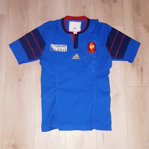 Maillot France Rugby Jersey Shirt Adidas Stock Pro Player Issue Coupe du... - Photo 2/9