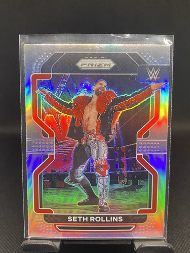 2022 Panini Prizm WWE Silver Prizm SETH ROLLINS #111