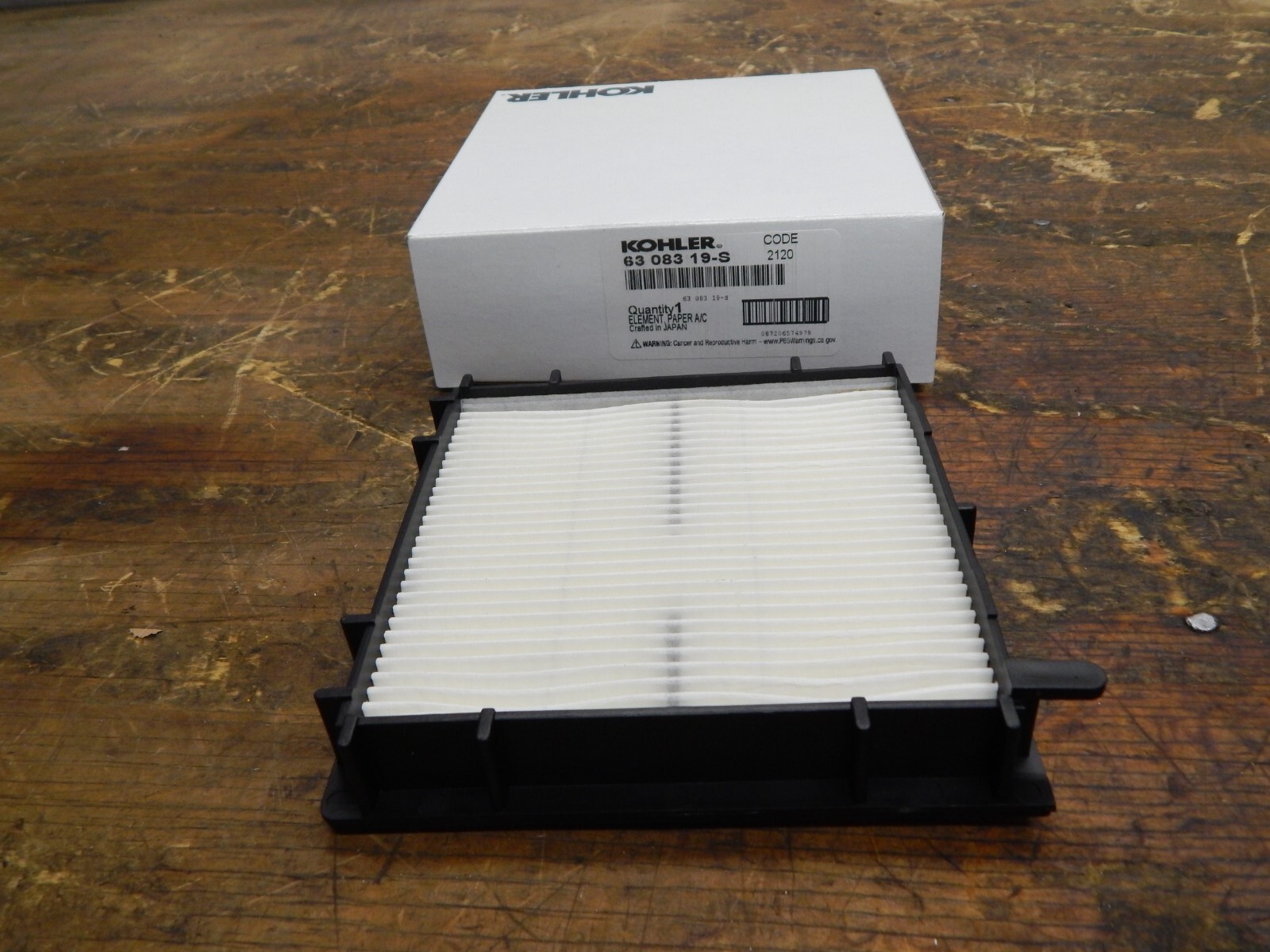 OEM Kohler Paper Air Cleaner Element 63 083 19S eBay