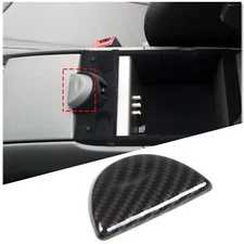 ABS Carbon Fiber Center Armrest Box Switch Cover Trim For Infiniti G Serie 09-13