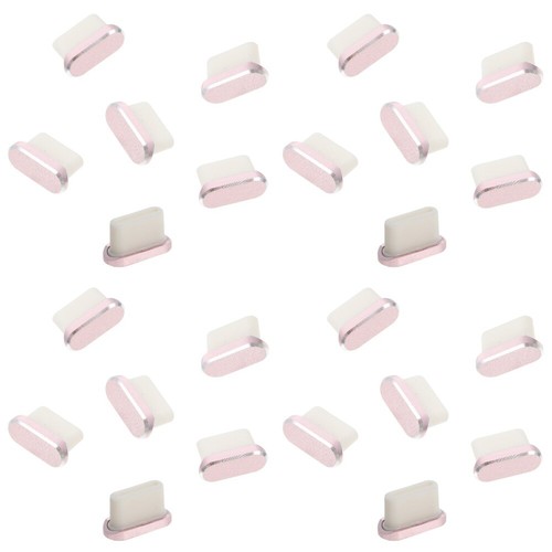 24 Pcs Plastic Metal Cover Phone Plugs Phone Anti- Plug Anti- Stopper - 第 12/12 張圖片