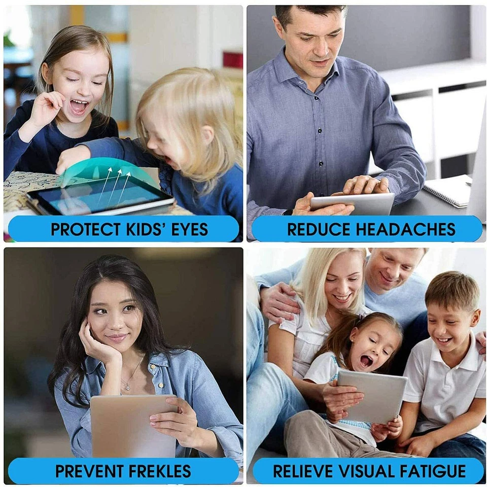 Anti Blue Light Tempered Glass Screen Protector Ipad 7/8/9 mini Air pro 11/12.9 - Image 4 of 4