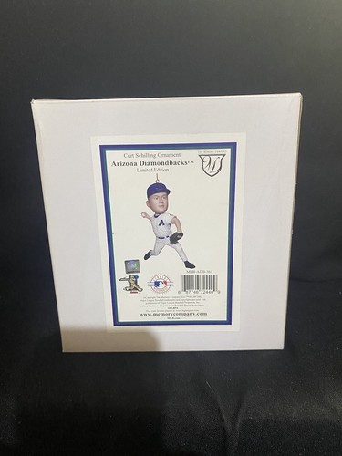NEW - Limited Edition- AZ Diamondbacks Randy Johnson & Curt Shilling Ornaments - Picture 2 of 2