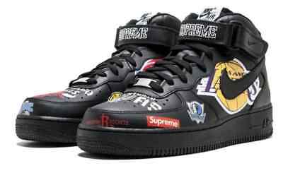 Supreme × NBA × Nike Air Force 1 Mid '07 Black AQ8017-001 Supreme × NBA × Nike Air Force 1 Mid '07 Black AQ8017-001