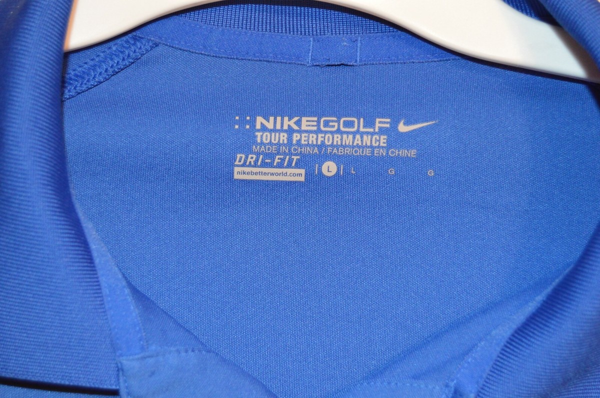Nike Golf Men's Tour Performance Dri Fit Golf Polo Shirt