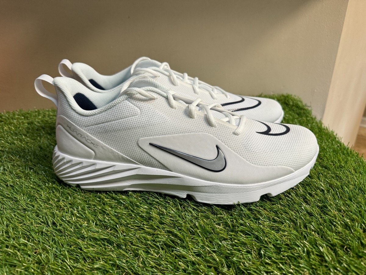 Nike Alpha Huarache 8 Pro TURF Lacrosse Cleats CW4445-101 