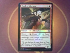Foil Fearless Liberator - Kaldheim -Mtg Magic the Gathering snow red