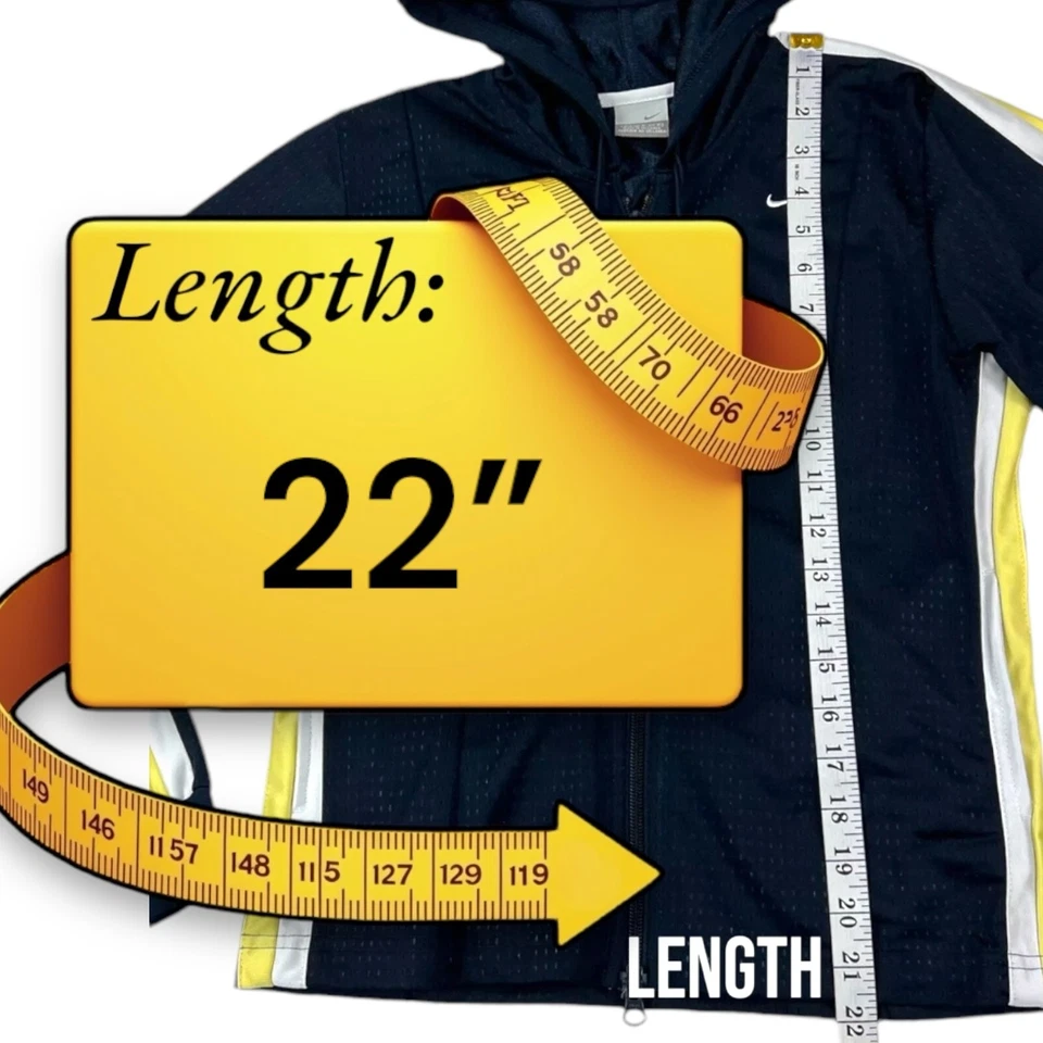 Nike WOMENS SM Lightweight Mesh Hooded Jacket Side Stripe Full Zip Navy Blue EUC - Imagem 4 de 4