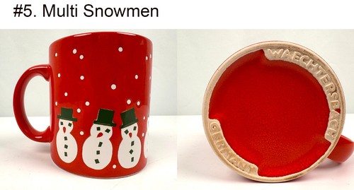 VTG WAECHTERSBACH MUGS Christmas/Holiday+Cats Made in Germany Great Condition - Picture 25 of 35