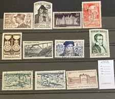FRANCE ANNEE 1952                        Timbre 929. Et 937 938 Croix Rouge