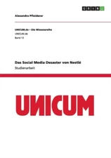 Pfleiderer - Das Social Media Desaster von Nestl - New paperback or so - X555z