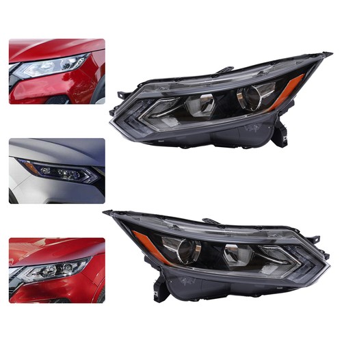 Halogen Headlamp Assembly Left Side For Nissan Rogue 2017-2020 With LED DRL 2 thumbnail image