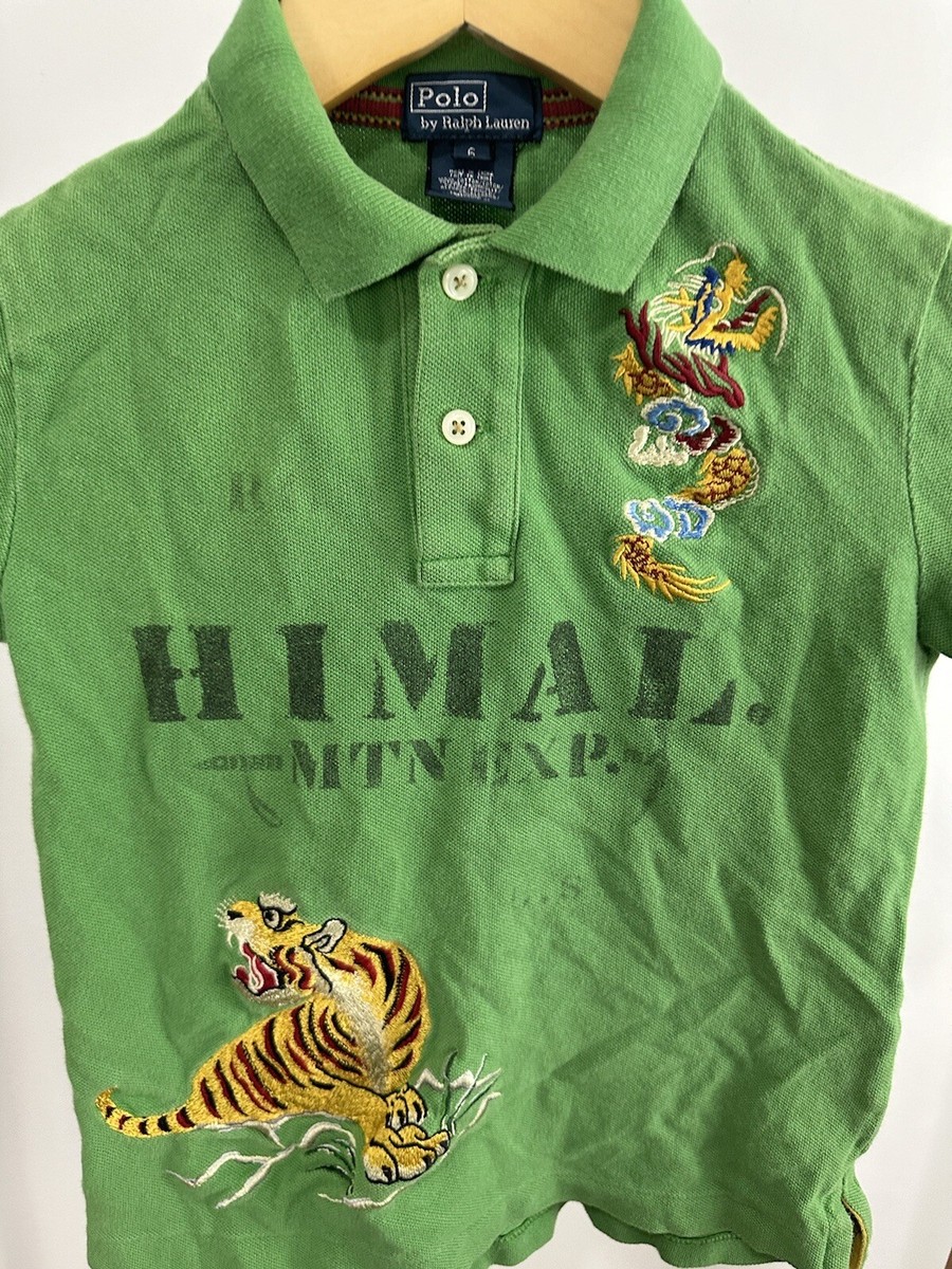 VTG Ralph Lauren Himal Tiger Dragon Military Souviner Polo VTG Ralph Lauren Himal Tiger Dragon Military Souviner Polo