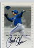Charlie O'Brien 1996 Leaf Authentic Signature Series On Card Autograph Auto