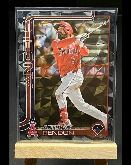 Anthony Rendon 2025 Topps #83 Black Diamante 09/10 Angels