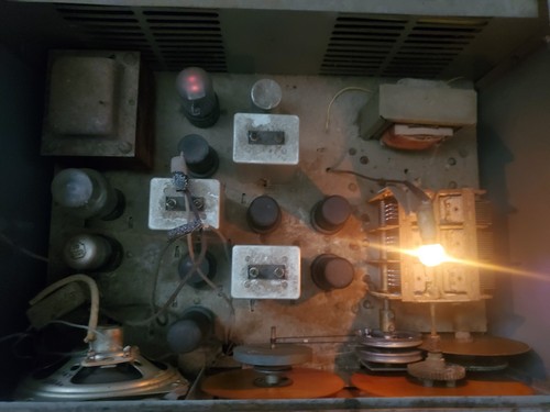 National Radio Co. NC-57 Communications Radio Receiver for Parts/Repair - Picture 7 of 8
