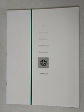 1994 Chrysler Concorde Sedan Dealer Fold Out Brochure Book 9" x 12"