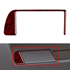 Red Wood Grain Driver Door Storage Panel Trim For BMW 3 Series E36 1994-1996