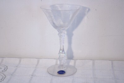 IMPERIAL GLASS CAMBRIDGE ROSE POINT 3121 CLEAR ETCHED Tall Sherbets Champagne 2