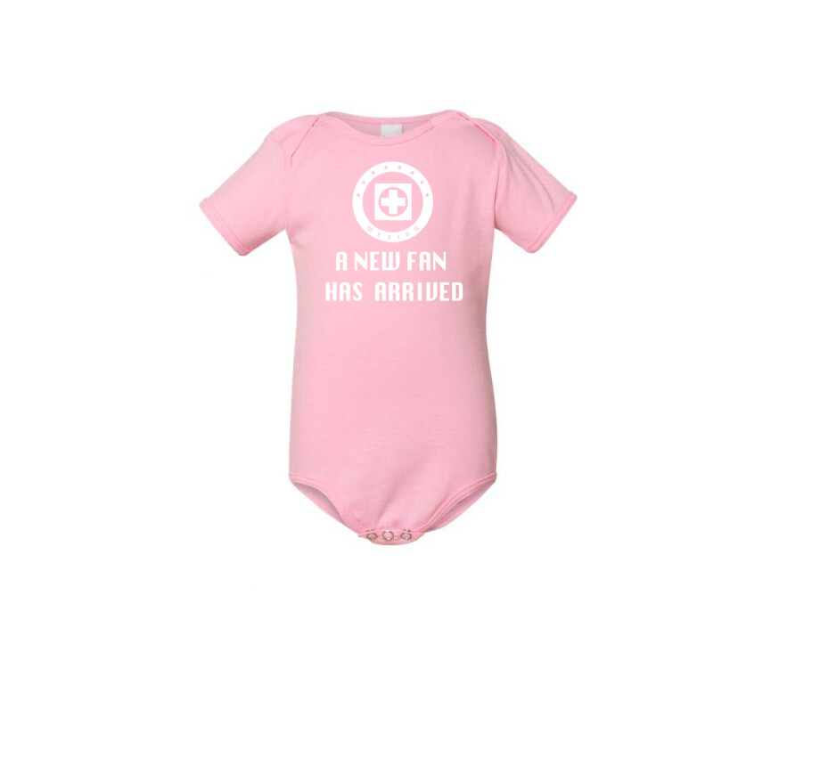 Cruz Azul Newborn Soccer Jump Suits "A New Fan Has Arrived"